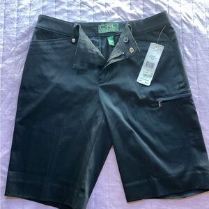 Ralph Lauren Women's Black Athletic Golf Shorts. Brand new with tags.
